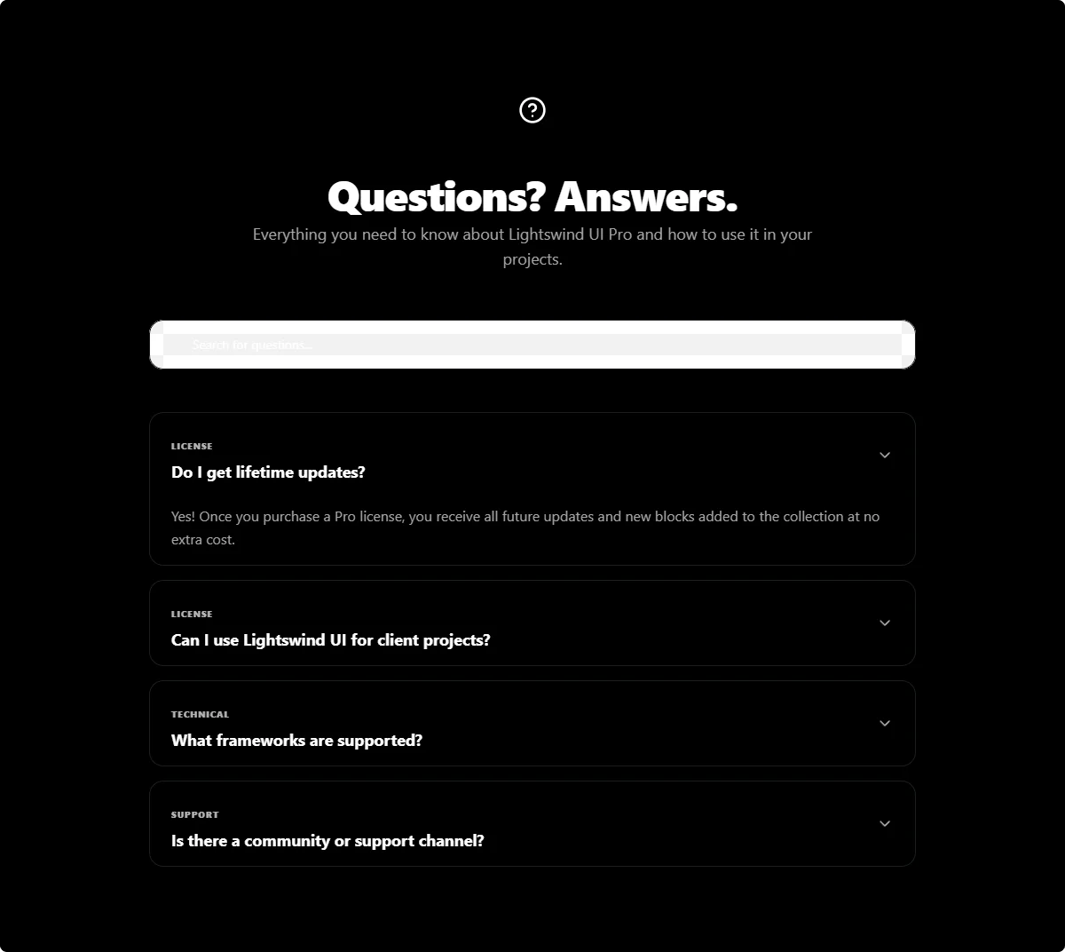 FAQ